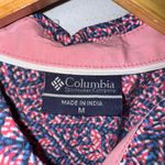 Columbia ‎ Medium Pink Blue Floral PGA Sleeveless Shift Dress Collar Photo 5