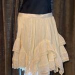 Ulla Johnson  lace trimmed ruffled embroidered cotton blend skirt Yellow Photo 5