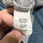 Madewell Riverside Texture Sweater Medium Women’s Gray F3447 Photo 3