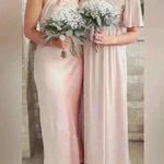 Show Me Your Mumu COPY NEW Bridesmaids Dress Pink Emily Empire Maxi XS Maternity Photo 1