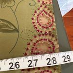 Blue Uno Green Floral Scarf Made in India Boho Photo 3