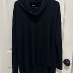 BP  Nordstrom Solid Black Cowl Turtle Neck Knit Long Sleeve Casual Top Size Large Photo 0