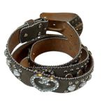 Blazin Roxx  Women’s Cowgirl Concho Leather & Rhinestone Belt XL Photo 4