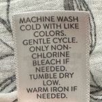 J. Jill White Embroidered Tassel Front Tie Embroidered Peasant Top, Size XL Black Photo 9