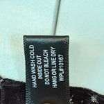 AQUA Black Velvet Star Print Dress Size Small Photo 6