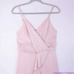 EXPRESS New!  Satin Ruffle Wrap Hi-Lo Maxi Dress, M‎ Photo 4