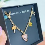 Coach NWT X Observed By Us Strawberry Heart Charm Necklace Photo 3