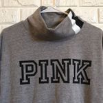 PINK - Victoria's Secret VS PiNK mock neck sweatshirt with zip up pockets with thumb keyhole sleeves‎ Photo 2