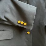 L.L. Bean Women’s Classic Navy Blazer With Gold Buttons. Size 14p Blue Photo 2