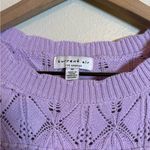 Current Air  Crochet Top with Jacquard Puff‎ Sleeves Photo 1