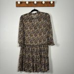 Rewind  Multicolor Floral Sheer Dress Size Medium Photo 1