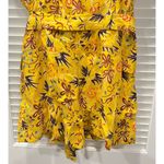 ALC Frank A.L.C. Gilmour Yellow Floral Linen Romper Floral Size 12 NWT Coconut Girl Beach Photo 11