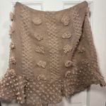 NWT &Merci Mocha Textured Pom Skirt Size Medium  Photo 2
