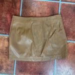 Free People  Vegan Leather Mini Skirt Photo 2