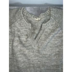 Mystree Women's  Belle Sleeve Beige V-Neck Sweater L Photo 1