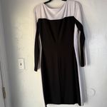 Ralph Lauren Lauren Women's Black & White Long Sleeve Sheath Dress Old Money Photo 6