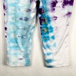 Cato  Size 12 Pants Smiling River Tie Dye Handmade‎ Blue Purple Curvy Boho 1366 Photo 5