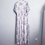 Baltic Born  Off White And Blue Floral Birdie Maxi Dress Photo 5
