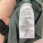 AnyBody Ribbed Henley Long Sleeve Shirt Olive Green XL Casual Comfort Photo 2