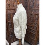 J.Crew  Sweater S Turtleneck Cambridge Cable Fisherman Wool Blend  Aran Photo 2