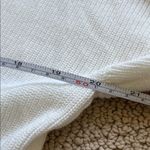 French Connection  Cream V-Neck Blouse with Lace Sleeves Photo 8