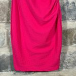 Bisou Bisou Michele Bohbot Pink Sleeveless Ruched Bodycon Dress Woman's Size 2 Photo 3