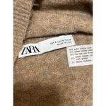 ZARA Women's Brown Tan Wool Sleeveless Cami Camisole Bandeau Crop Tank Top Sz S Photo 2