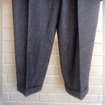 Talbots  Vintage Pure Wool Charcoal Grey 2Piece Pant Suit Blazer Jacket 8 Photo 3