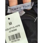 Tempo Paris NWT  Black Sequin Sleeveless Midi Dress Medium Glam Chic Babydoll NWT Photo 8