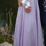 City Studios Purple Sparkle Prom Dress Photo 5
