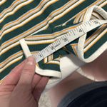 Adidas  Originals Rib Shorts Womens XS Green Multicolor Striped Trefoil JC6182 Photo 7