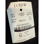 J.Crew  Black Minimalist Resort Vacation V-neck Ruched One Piece Swimsuit XXL Photo 2