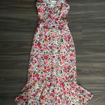 ASTR Revolve  the label Wildflower Ruffle Cutout Midi Dress Photo 3