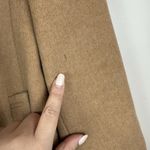 J. Crew Pea Car Coat Women 12 Beige Carrie Wool Cashmere Classic Old Money Photo 4