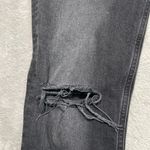 AGOLDE  Jeans Womens 32 Washed Black Nico Slim High Rise Distressed Stretch Photo 7