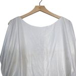 Sangria Women's 14 Blouson Pearl Gold Lined Lace Shirt Dress NEW White Photo 2