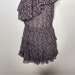 MISA Los Angeles  The Iva One Shoulder Ruffle Mini dress sz XS Photo 5