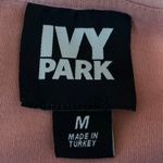 Ivy Park  Pink Sleeveless Embossed Logo Hooded Sweatshirt Boxy Cropped Tank Top M Photo 3