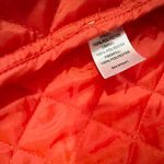 J.Jill  quilted coat size large TALL red business casual fall outdoors chic Photo 3