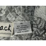 Women's Silvery Floral Brocade Blazer Jacket Size XL Elegant Holiday Corporate Gray Photo 6