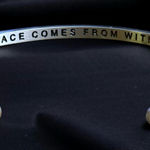 MantraBand Peace Comes From Within cuff bangle bracelet Photo 0