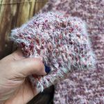 Eyeshadow Women’s Long Sleeve V-Neck Button Down Knit Cardigan Pink Size Medium Photo 7