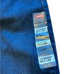 Levi's Women's Skinny Jeans Size 12 short Blue Denim Mid Rise Dark Wash Photo 9