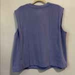 Athleta  Seasoft Sweatshirt Tank Top Purple Size 2X Photo 4