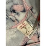 Munki Munki Ladies' Luxe Plush Hooded One Pc Pajama Penguin Gray/Pink Sz L Photo 13