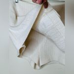 ZARA Cream White Tweed Skort, Sz XL, NWT Photo 4