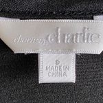 Charming Charlie So cute black and white maxi dress, black tank style top, white chiffon chevron skirt Photo 9