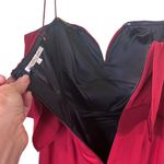 Kobi Halperin Trina Sweetheart Tiered Silk Red Cocktail Dress Size 4 Red Photo 8