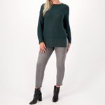 New Girl With Curves Raw Hem Ankle Length Girlfriend Jeans Gray Wash Size 4 Photo 2