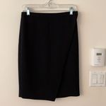 J.Crew 𝅺nwt  black suiting wrap skirt sz 0 Photo 2